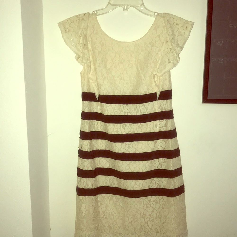 Flirty BCBG lace dress